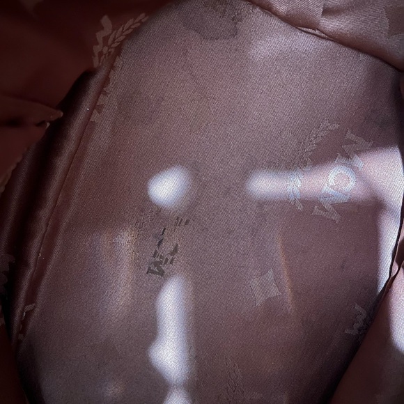 MCM SMALL COGNAC VISETOS DRAWSTRING BAG - Picture 11 of 16